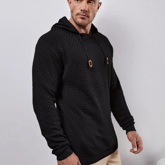Black Mens Sweater - Picture 4 of 5